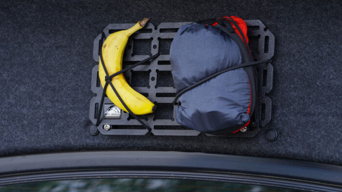 Multiple accessories on BungeeBoard Molle Panel