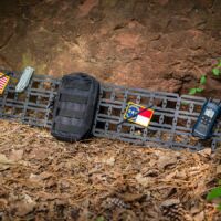 BungeeBoard™ Molle Panel UP-0324 with props