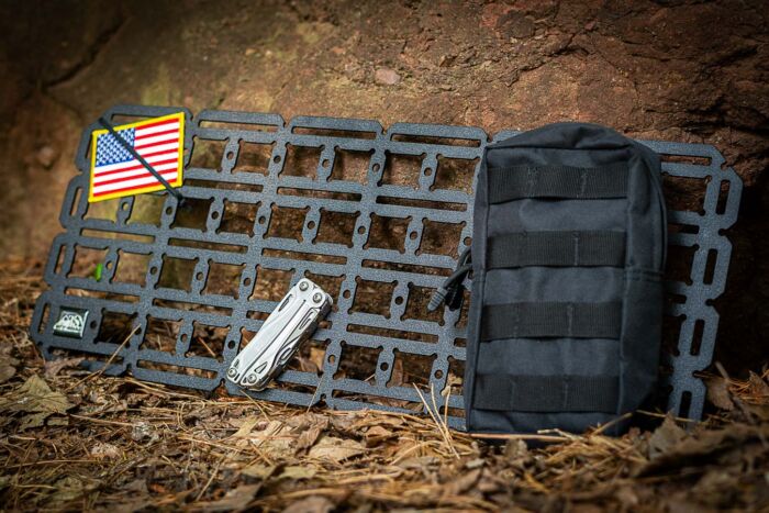 BungeeBoard™ Molle Panel UP-0412 with props